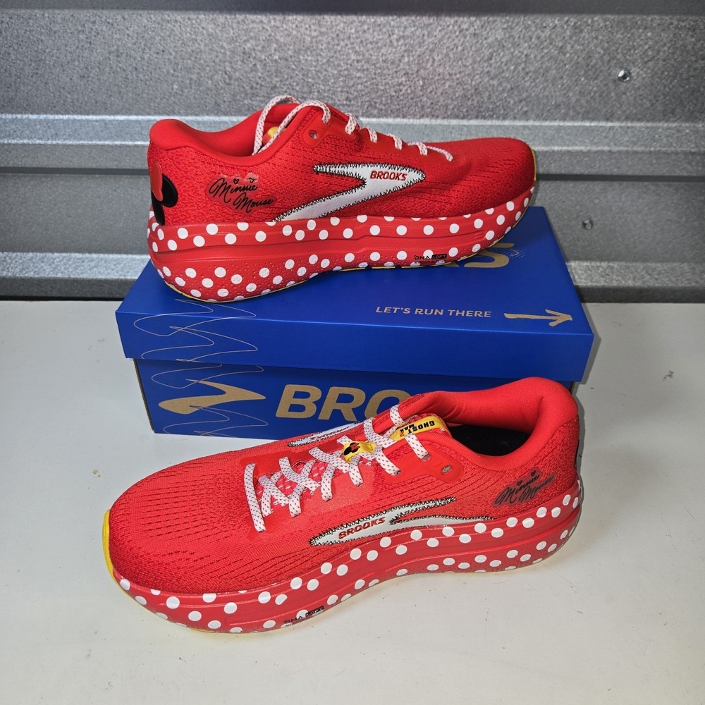 Brooks Ghost Max 2 Minnie Mouse Men's Running Shoes Size 10 (D) runDisney | NEW - Picture 3 of 14